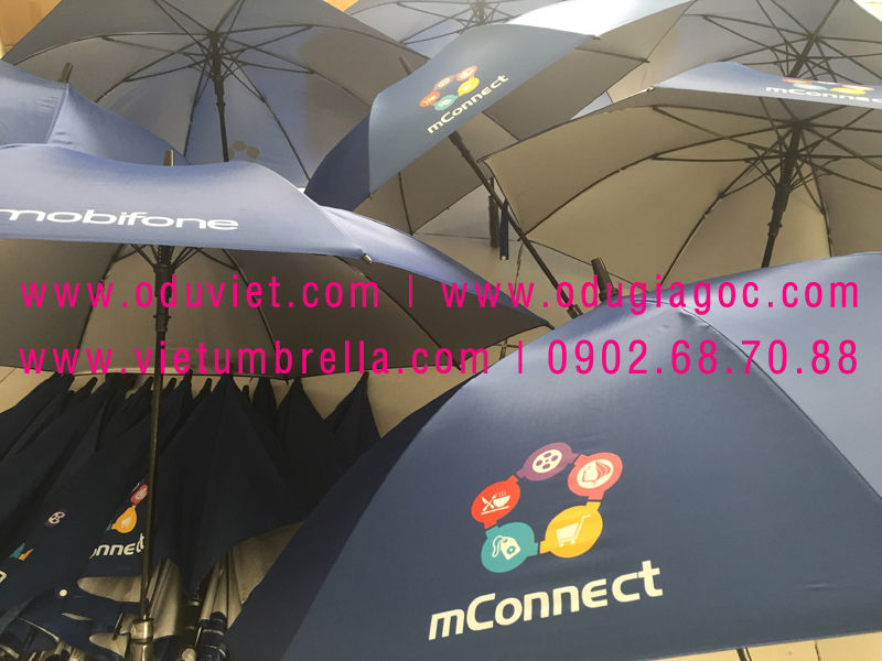 xưởng sản xuất ô dù cầm tay in logo quảng cáo